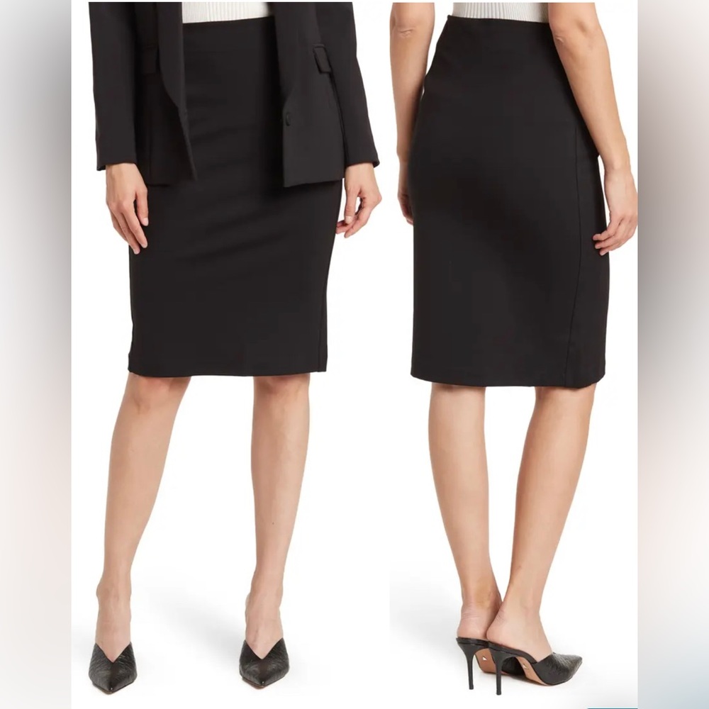 T Tahari Black Pencil Skirt